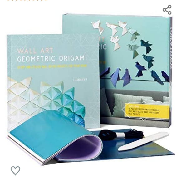 🌼5 For $25🌼Wall Art Geometric Origami Project Book - Picture 2 of 6